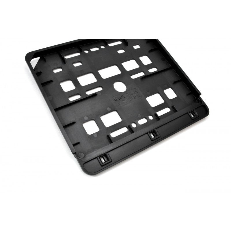 Suport numar pentru scuter negru