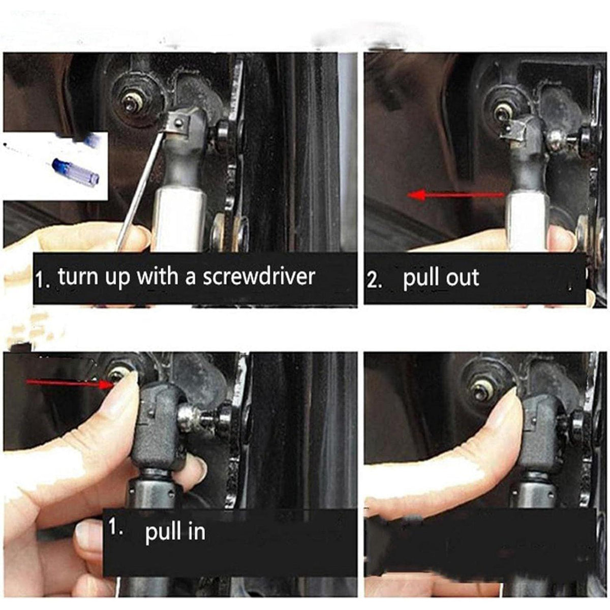 Shock absorber for Ford Mondeo MK3 2000-2007 Rear Trunk Tailgate Boot Gas Spring Gas Struts Lift Supports-Digital Muresan SRL