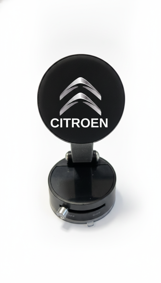 Suport Magnetic Negru cu Ventuza si Brat Reglabil Pentru CITROEN
