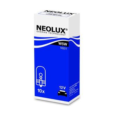 BEC FARA SOCLU 12V W5W W2.1X9.5D SET 10 BUC NEOLUX