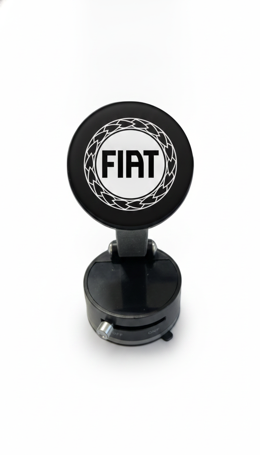 Suport Magnetic Negru cu Ventuza si Brat Reglabil Pentru Fiat