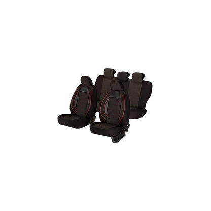 SET HUSE SCAUN RACING NEGRU