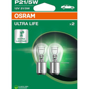 SET 2 BECURI 12V P21/5W ULTRA LIFE BLISTER OSRAM