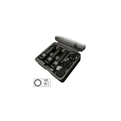 SET DE 6 TUBULARE XZN DE 1/2` DE IMPACT JBM