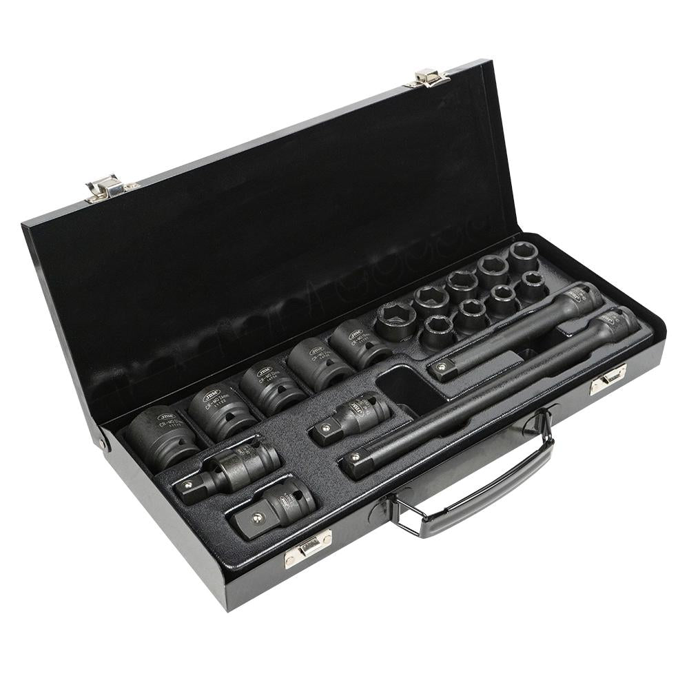 SET DE 14 TUBULARE DE IMPACT SCURTE 1/2` JBM