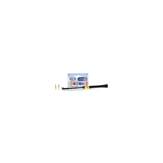 ANTENA AUTO EXTERIOR NEAGRA 23CM CU 2 ADAPTOARE (5-6MM)