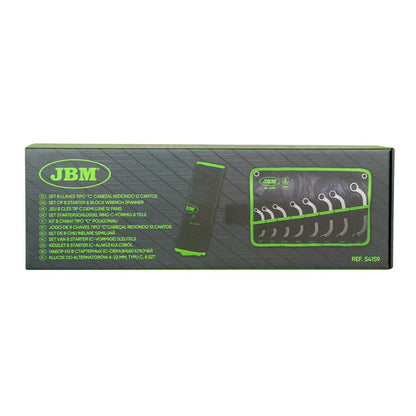 SET DE 8 CHEI INELARE SEMILUNA JBM