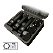 SET DE 6 TUBULARE XZN DE 1/2` DE IMPACT JBM