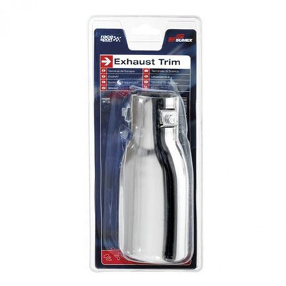 Ornament toba din oțel inoxidabil intrare 52 mm ieșire 60x80 mm