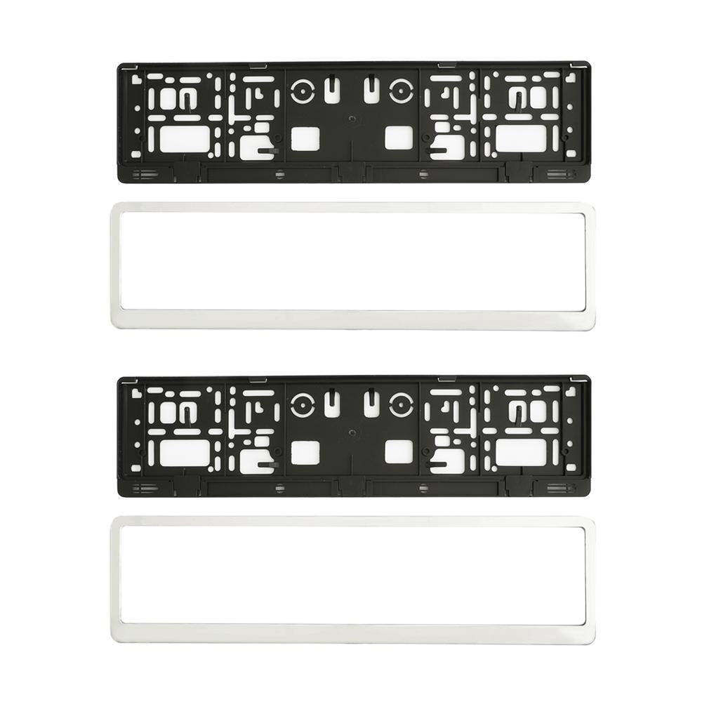 SUPORT NUMAR INMATRICULARE MEGA DRIVE CROMAT SET 2 BUC