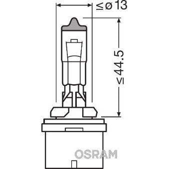 BEC 12V H27/1 27 W ORIGINAL OSRAM