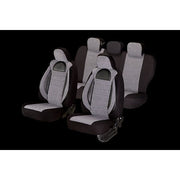 SET HUSE SCAUN RACING GRI - NEGRU