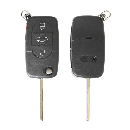 CARCASA CHEIE CONTACT PENTRU AUDI A3 / A6 / A8, 3+1 BUTOANE, CU CHEIE