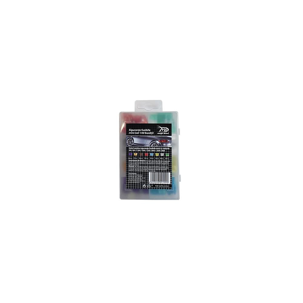 SET SIGURANTE FUZIBILE MINI SET 100 BUC