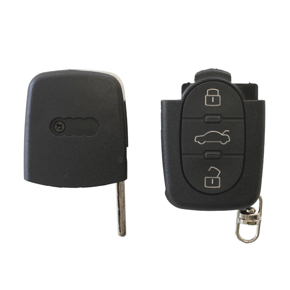 CARCASA CHEIE CONTACT PENTRU AUDI A3 / A6 / A8, 3 BUTOANE, CU CHEIE