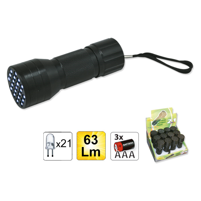 JBM 21 LED ZSEBLÁMPA