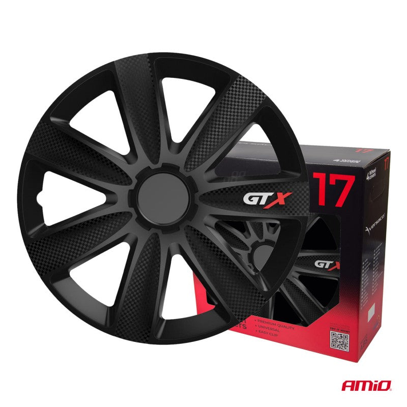 Set 4 buc capace roti , GTX black carbon 17"