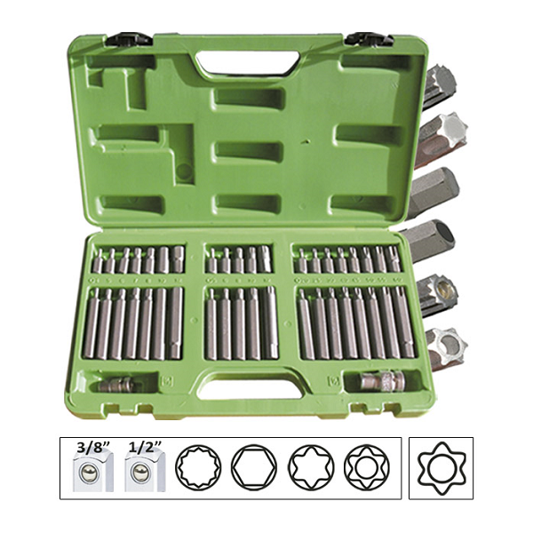 TRUSA SPECIALA CU 40 CAPETE DE SURUBELNITA PENTRU SURUBURI TORX JBM