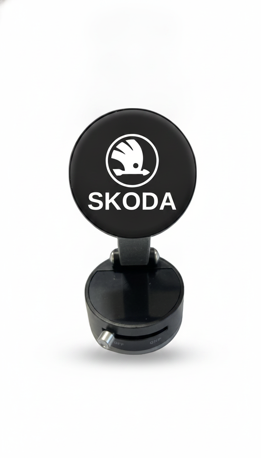 Suport Magnetic Negru cu Ventuza si Brat Reglabil Pentru Skoda Nou