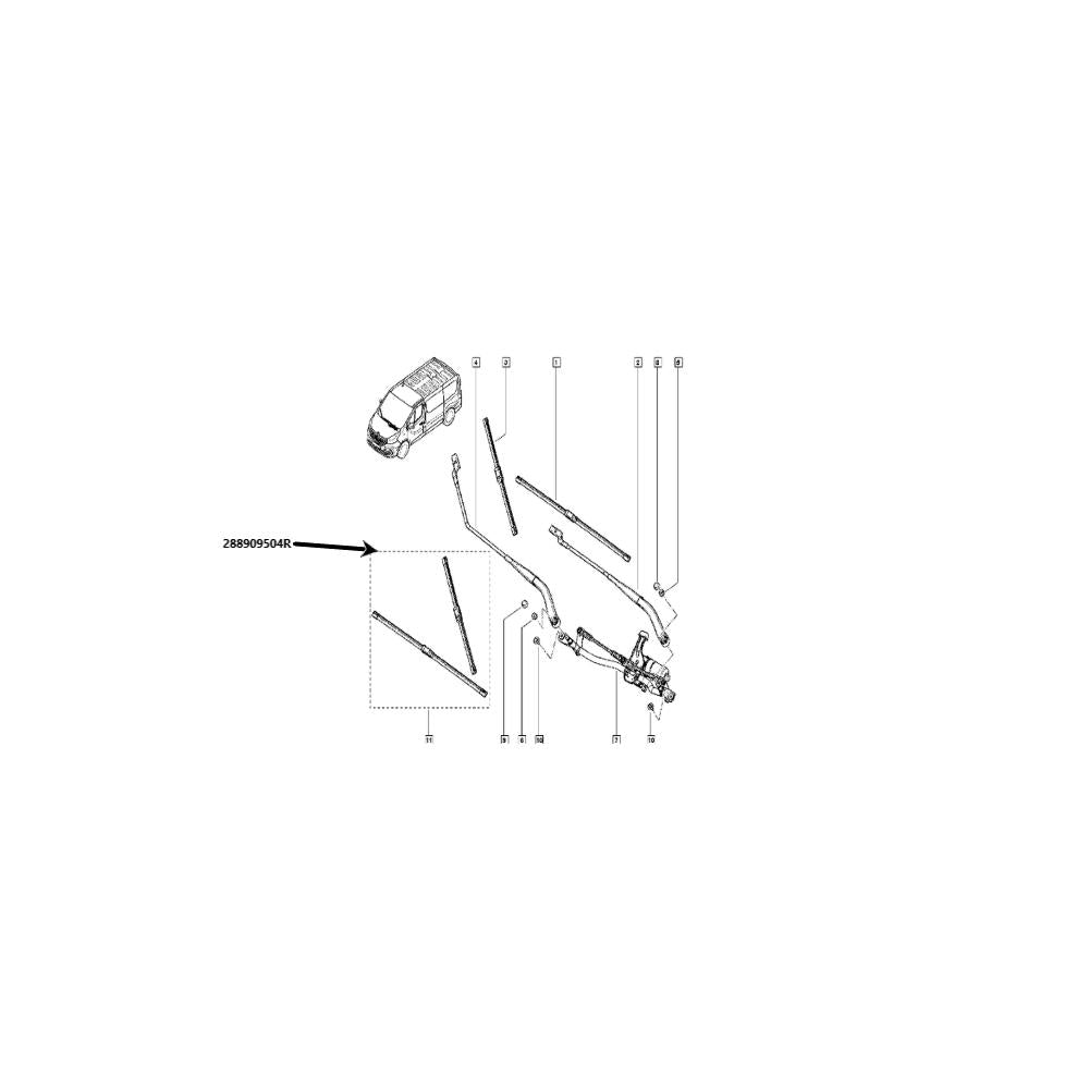 SET LAMELE STERGATOR PARBRIZ 650/475 MM