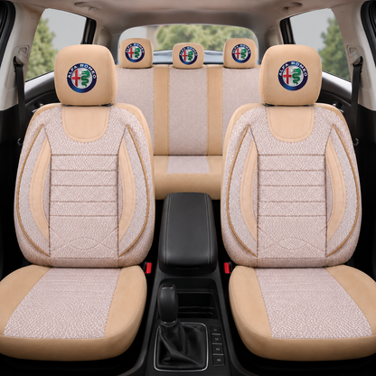 Set Huse Scaune Universale City BEJ, Personalizate cu Alfa Romeo.