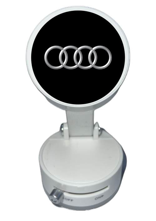 Магнитна стойка БЯЛА с вендуза и регулируемо рамо за Audi