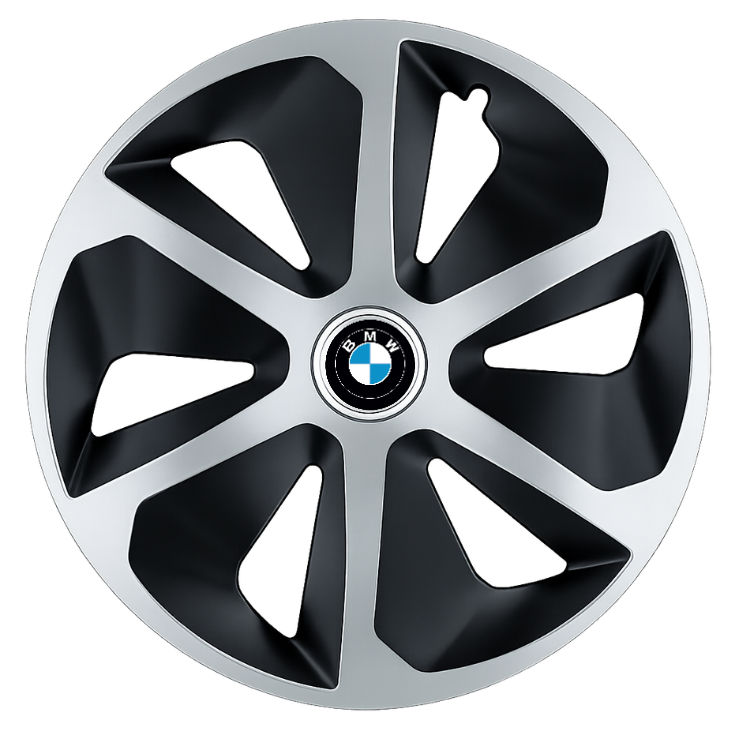 Set 4 capace roti Roco Gri-Negru R16 Compatibil Cu BMW