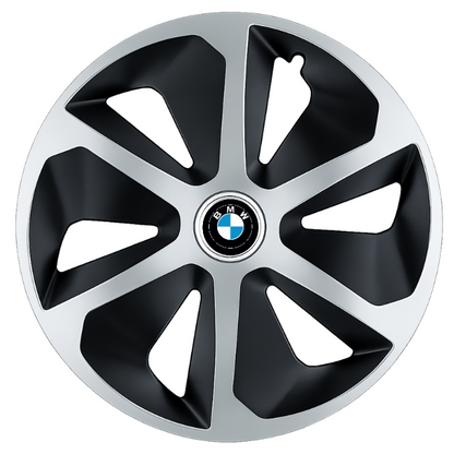 Set 4 capace roti Roco Gri-Negru R16 Compatibil Cu BMW