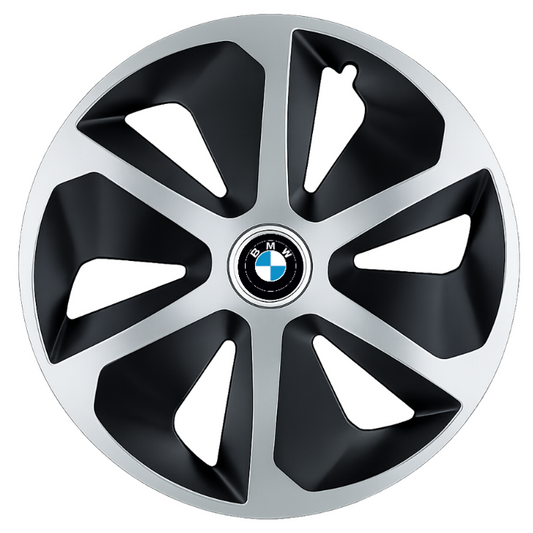 Set 4 capace roti Roco Gri-Negru R16 Compatibil Cu BMW