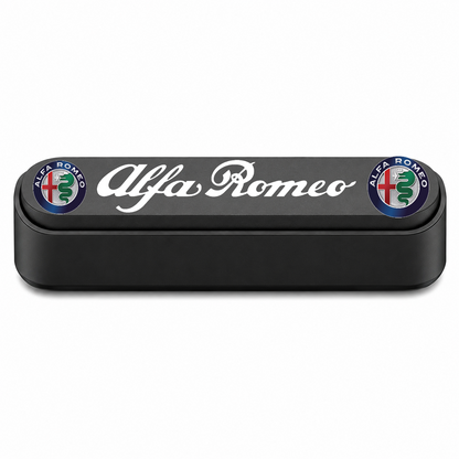 Suport Număr Telefon Auto pentru Parcare personalizat cu Alfa Romeo.