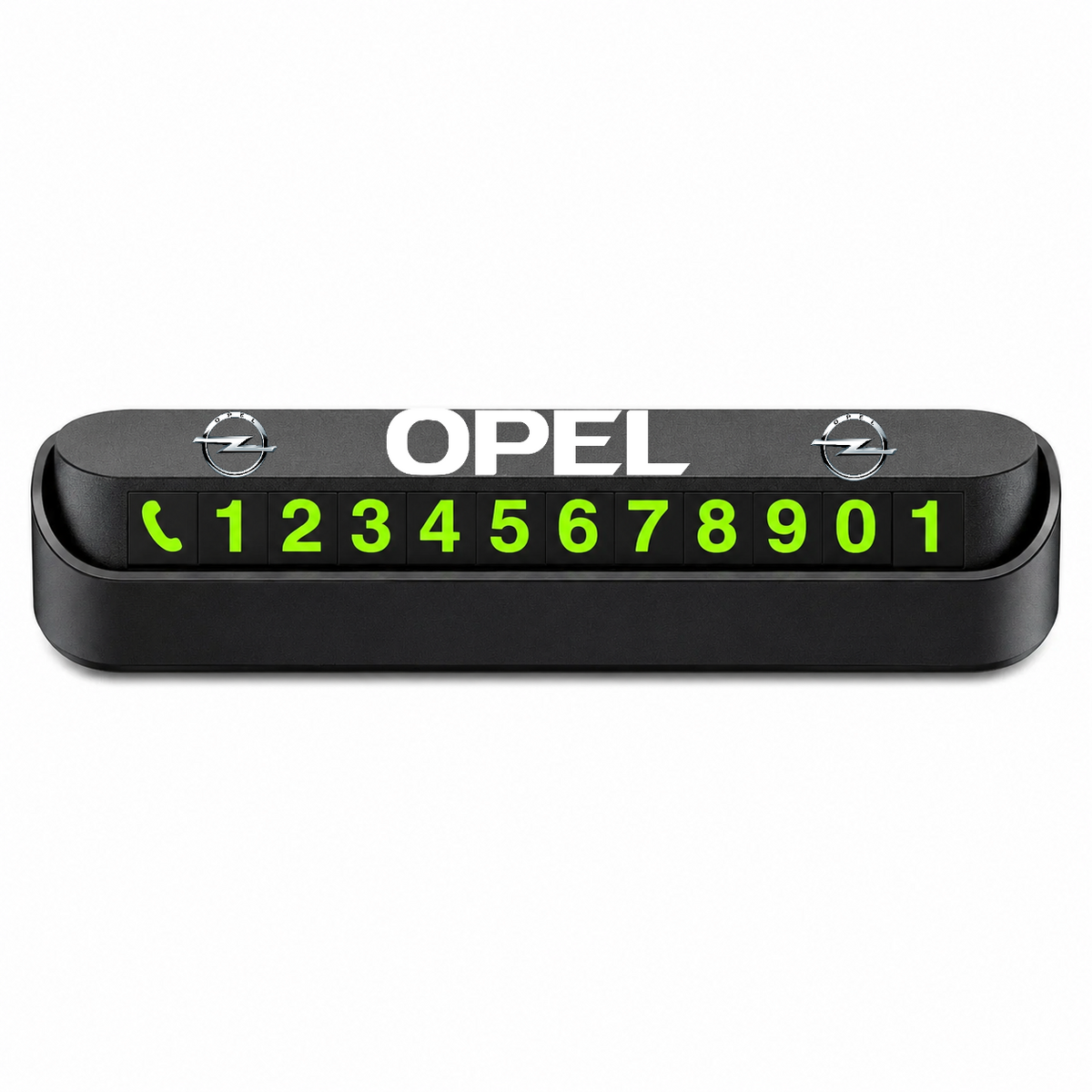 Suport Număr Telefon Auto pentru Parcare personalizat cu Opel.