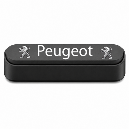 Suport Număr Telefon Auto pentru Parcare personalizat cu Peugeot.