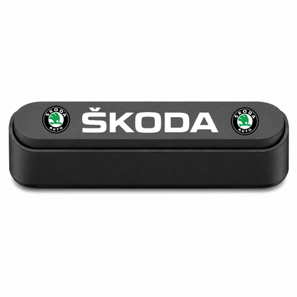 Suport Număr Telefon Auto pentru Parcare personalizat cu Skoda.