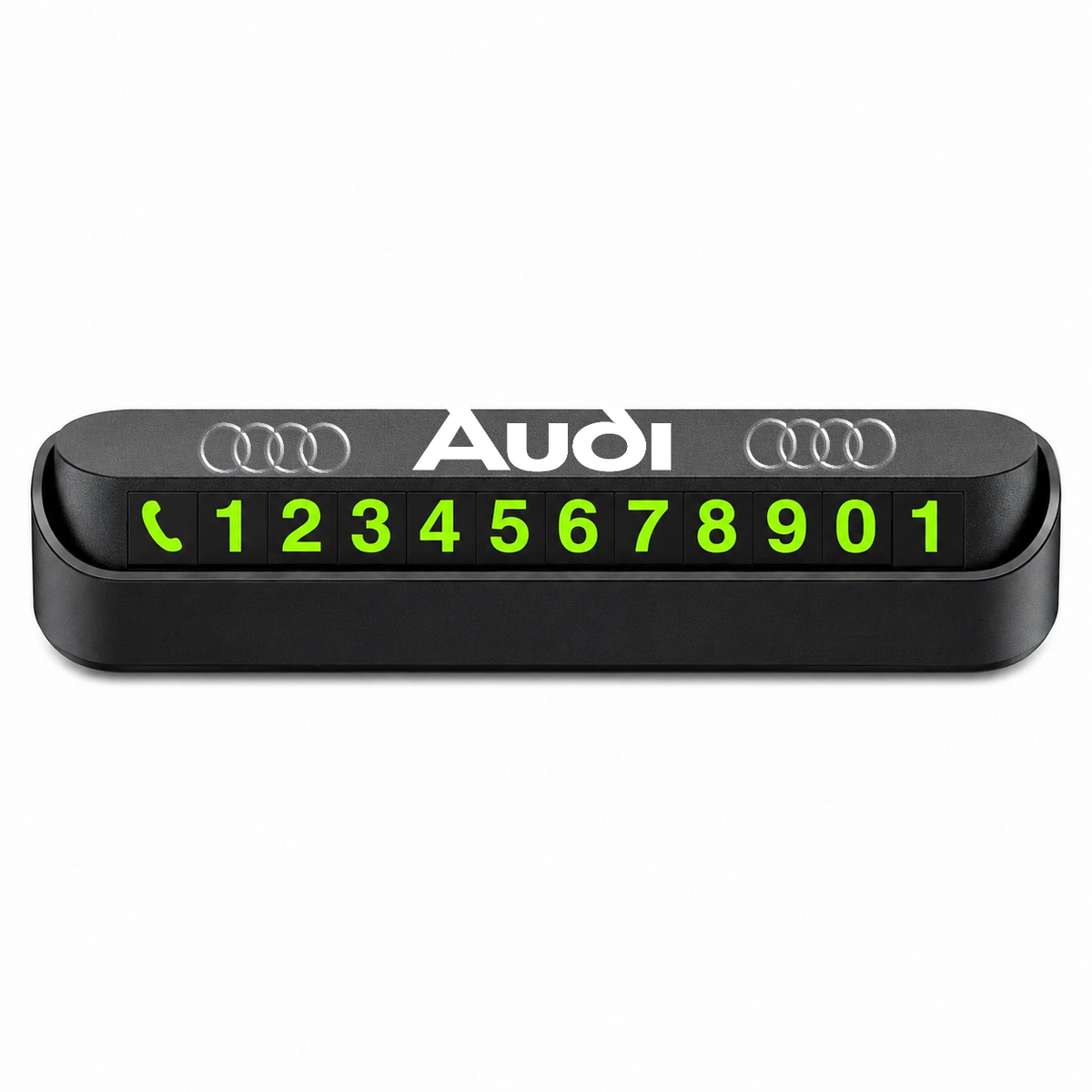 Suport Număr Telefon Auto pentru Parcare personalizat cu Audi.