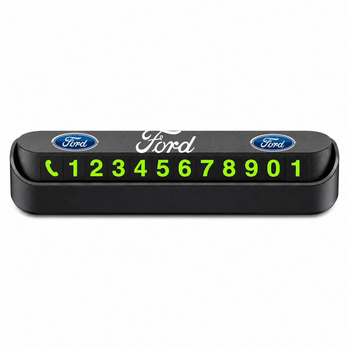 Suport Număr Telefon Auto pentru Parcare personalizat cu Ford.