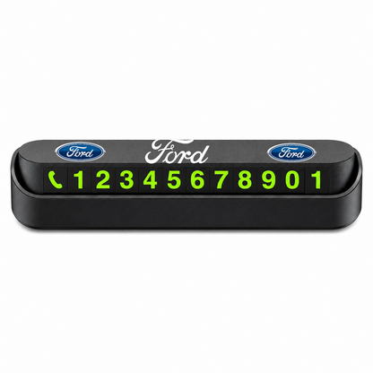 Suport Număr Telefon Auto pentru Parcare personalizat cu Ford.