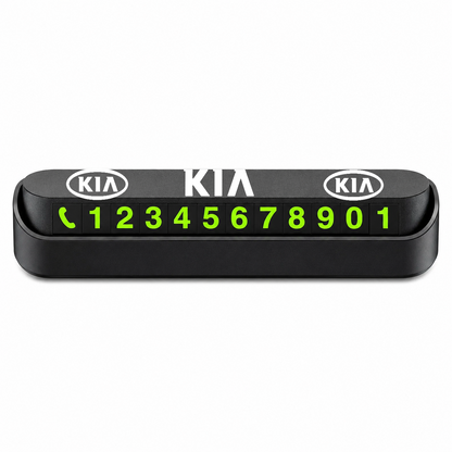 Suport Număr Telefon Auto pentru Parcare personalizat cu Kia.