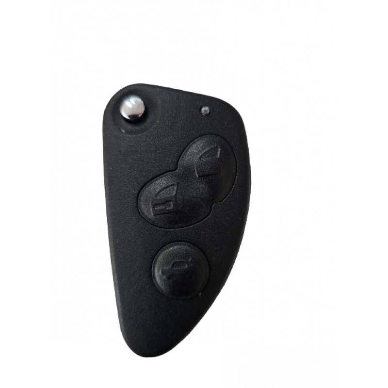 Cheie briceag completa ,after market compatibila cu Alfa Romeo 147,156, 166  GT  ,3 But , cu electronica si cip,fara logo