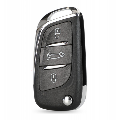 Carcasa Cheie Peugeot, 3 But, cu loc pentru baterie, HU83