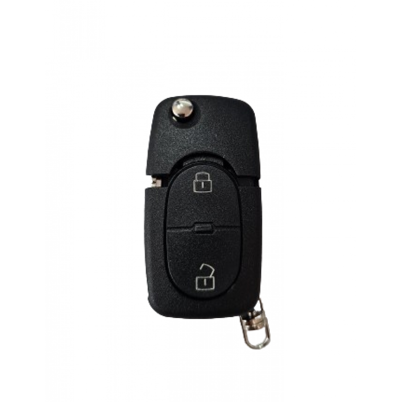 Cheie completa VW 2 butoane rotunde cu electronica si cip