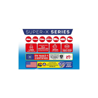 Lanturi Auto Textile Zapada 3D Super-X marime M