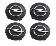 Set 4 capac Jante Aliaj 58mm, Opel Insignia/Astra/Vectra/Corsa, Negre