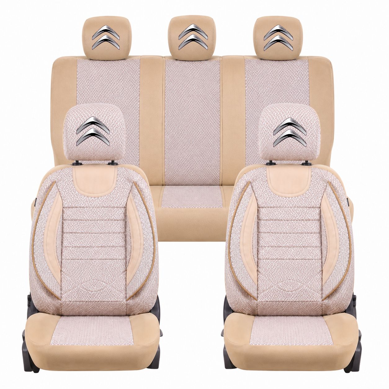 Set Huse Scaune Universale City BEJ, Personalizate cu Citroen.