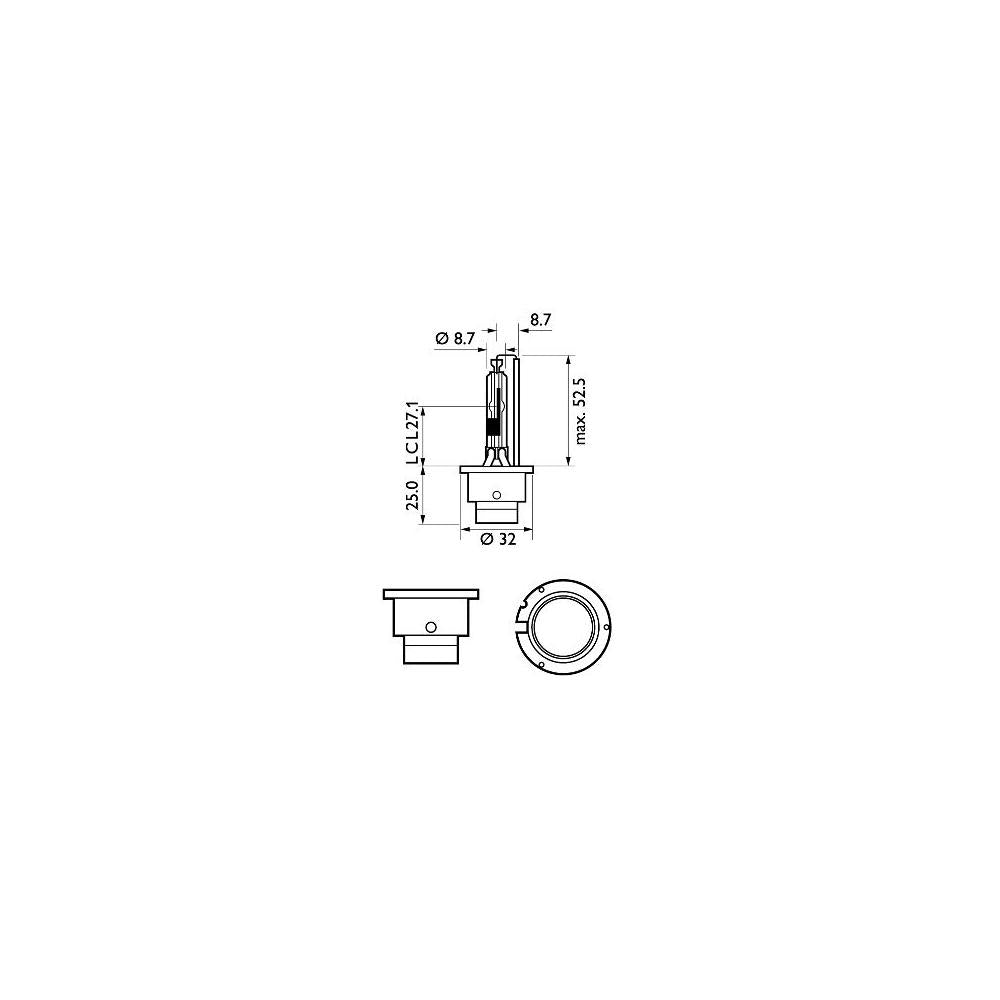 BEC XENON 85V D2R 35W VISION PHILIPS
