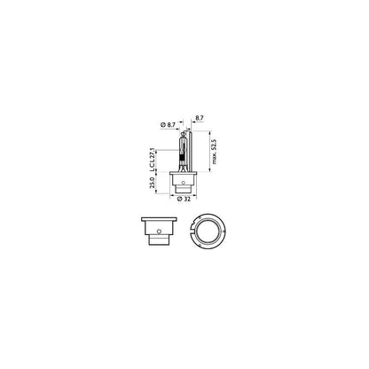 BEC XENON 85V D2R 35W VISION PHILIPS