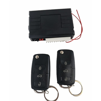 Închidere Centralizată Universală cu 2 Telecomenzi Tip Cheie Briceag, 3 Butoane , model VW
