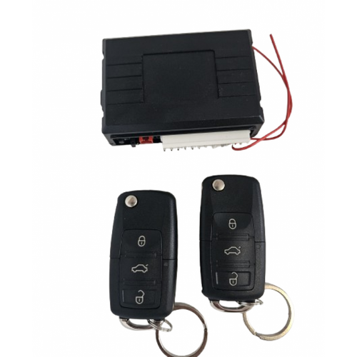 Închidere Centralizată Universală cu 2 Telecomenzi Tip Cheie Briceag, 3 Butoane , model VW