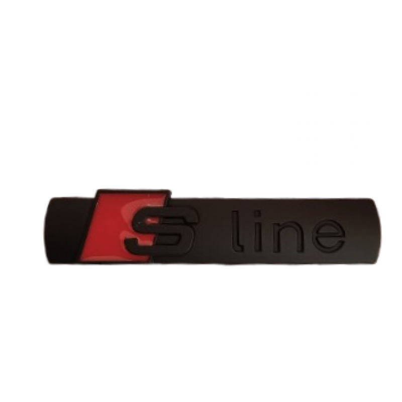 Emblema sticker S Line  Neagra