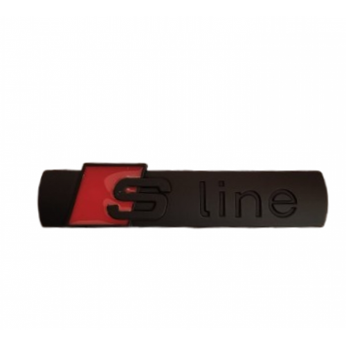 Emblema sticker S Line  Neagra