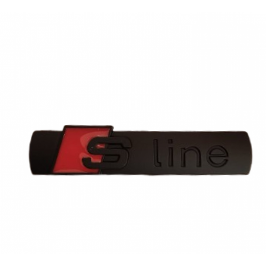 Emblema sticker S Line  Neagra
